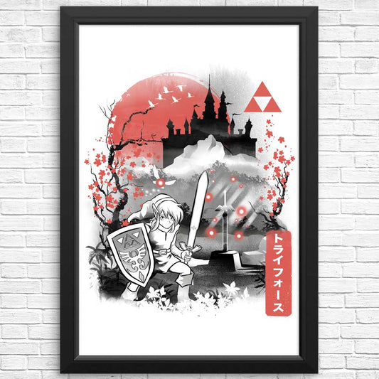 The Past Sumi-e - Posters & Prints