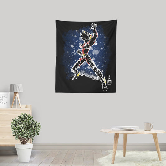 The Pegasus Saint - Wall Tapestry
