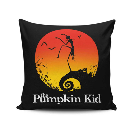 The Pumpkin Kid - Throw Pillow