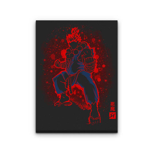 The Raging Demon - Canvas Print