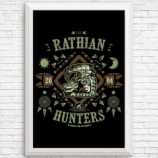 The Rathian Hunters - Posters & Prints