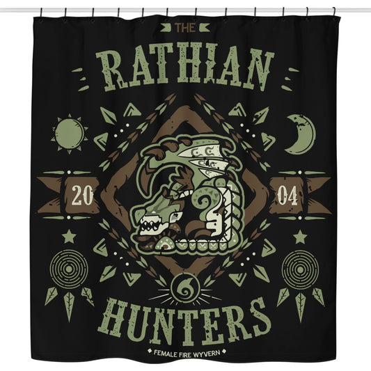 The Rathian Hunters - Shower Curtain