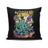 The Rise of Cathulhu - Throw Pillow