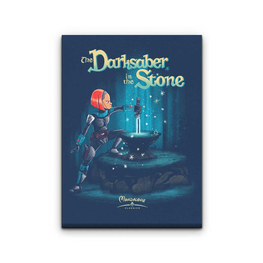 The Saber in the Stone - Canvas Print