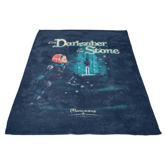 The Saber in the Stone - Fleece Blanket