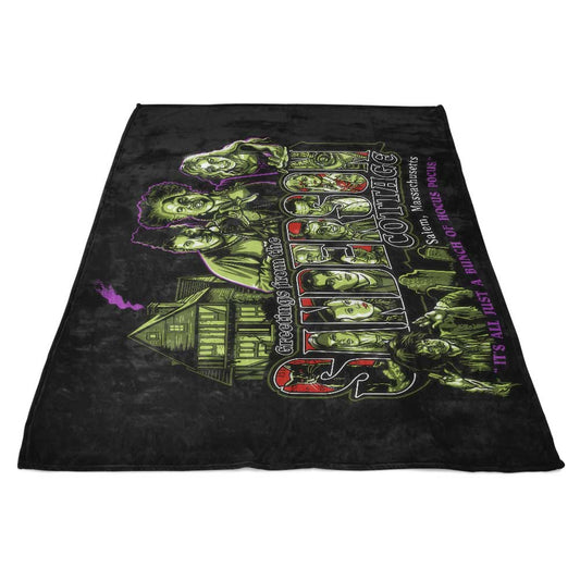 The Sanderson Cottage - Fleece Blanket