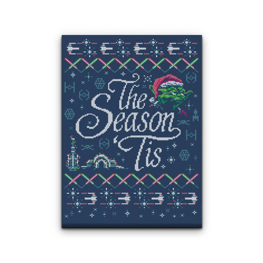 The Season 'Tis - Canvas Print