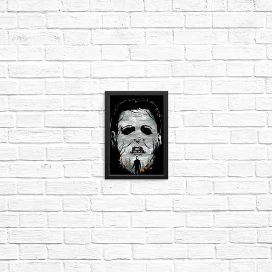 The Shape of Halloween - Posters & Prints