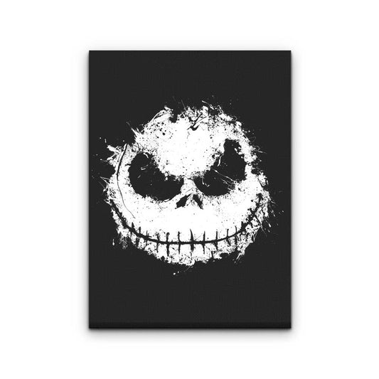 The Skeleton Grin - Canvas Print