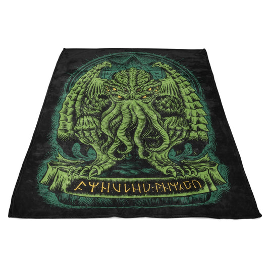 The Sleeper of R'lyeh - Fleece Blanket