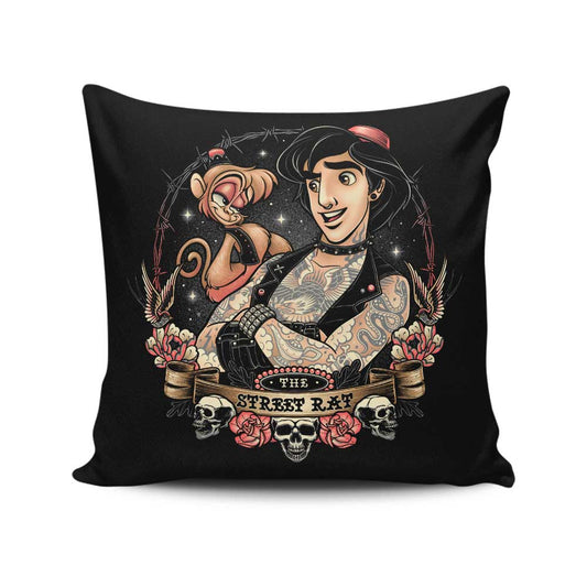 The Street Rat - Throw Pillow