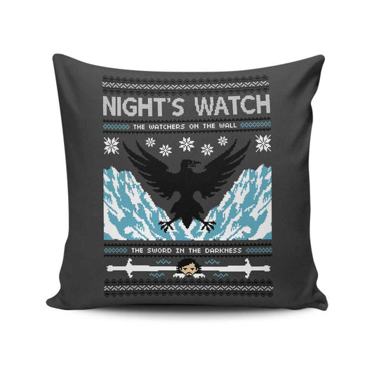 The Sweater in the Darkness - Throw Pillow