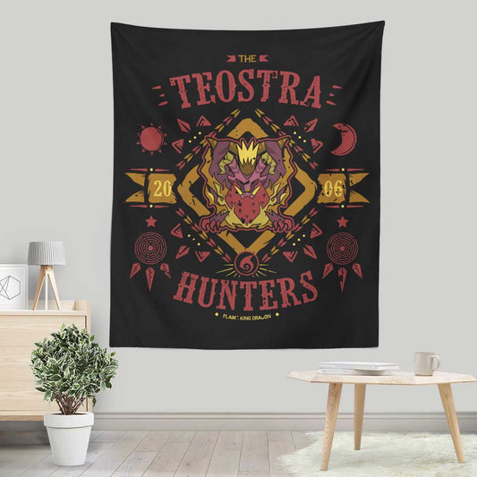 The Teostra Hunters - Wall Tapestry