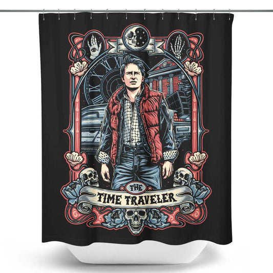 The Time Traveler - Shower Curtain