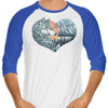 The Wild Heart Howls - 3/4 Sleeve Raglan T-Shirt