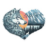 The Wild Heart Howls - Fleece Blanket