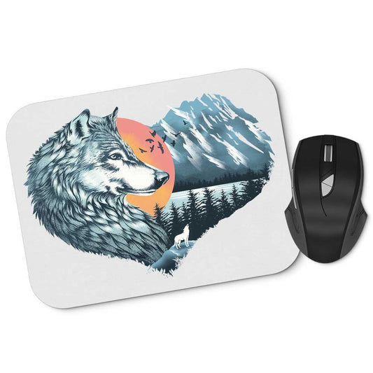The Wild Heart Howls - Mousepad