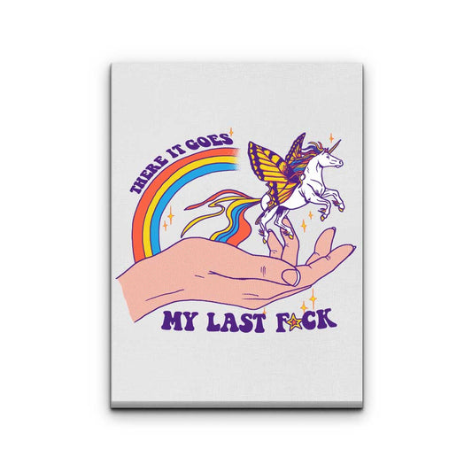 There it Goes - Canvas Print