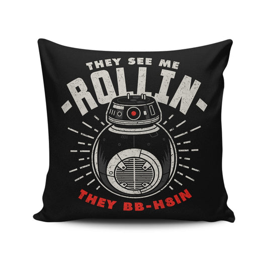 They See Me Rollin' - Throw Pillow