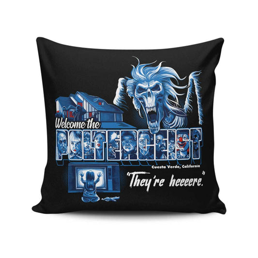 They're Here - Throw Pillow