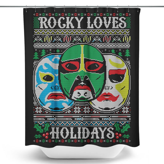 Three Ninja Holidays - Shower Curtain