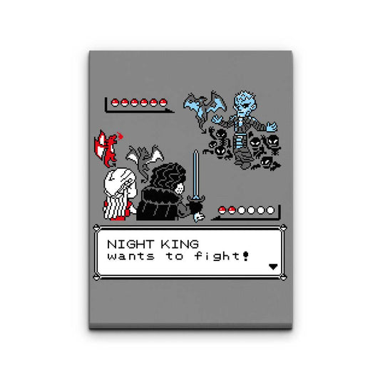 Throne Battle II - Canvas Print