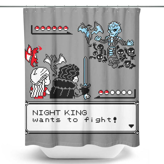 Throne Battle II - Shower Curtain