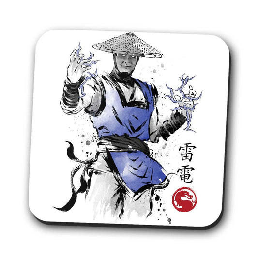 Thunder God Sumi-e - Coasters