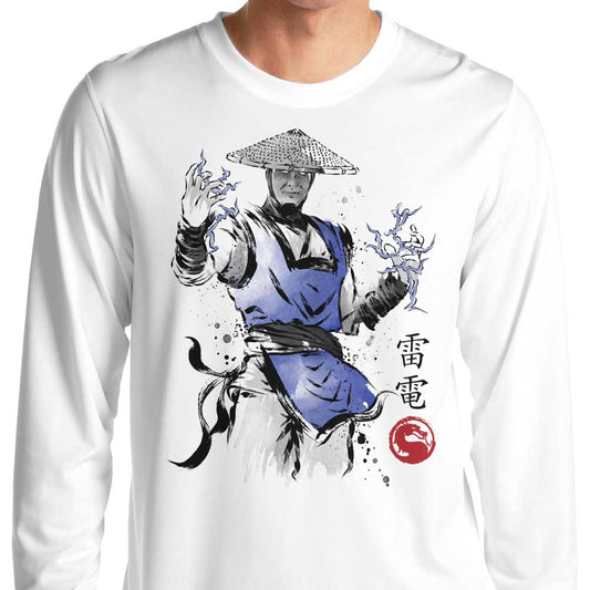Thunder God Sumi-e - Long Sleeve T-Shirt