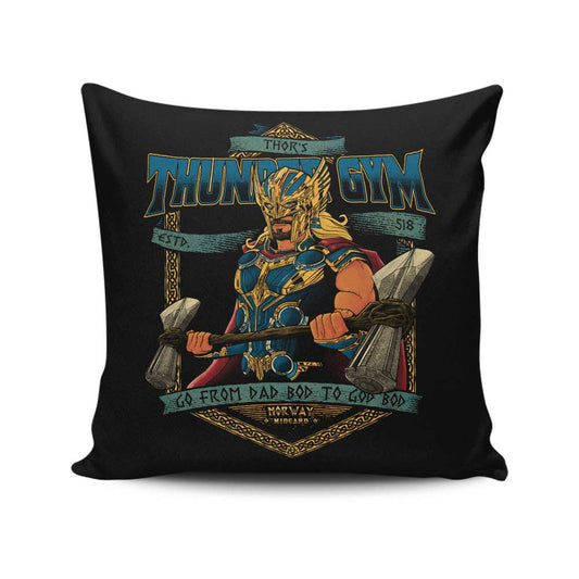 Thunder Gym - Throw Pillow