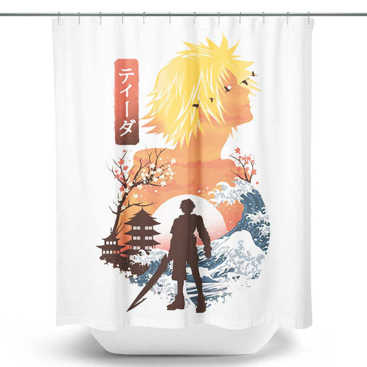 Tidus Ukiyo-e - Shower Curtain