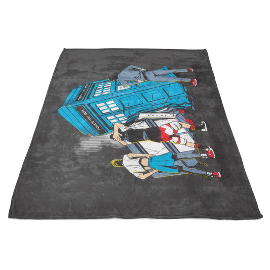 Time Crash - Fleece Blanket