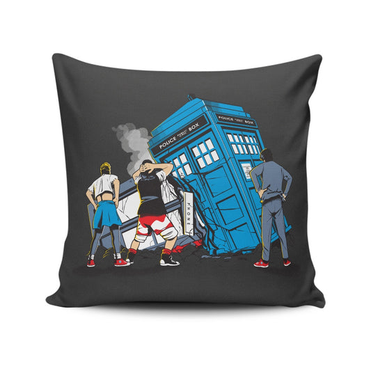 Time Crash - Throw Pillow