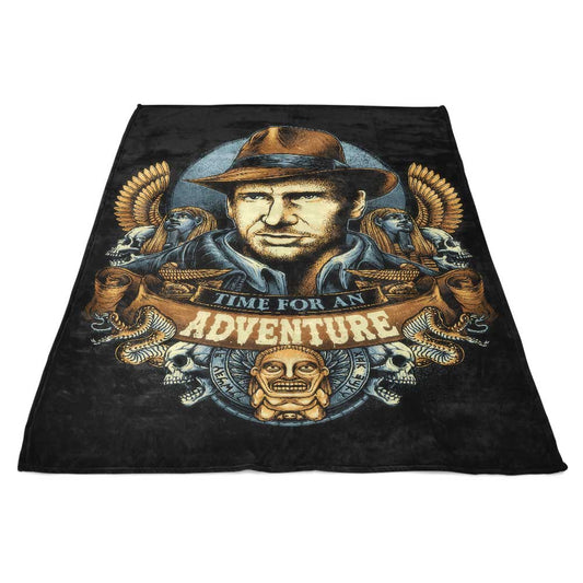 Time for an Adventure - Fleece Blanket