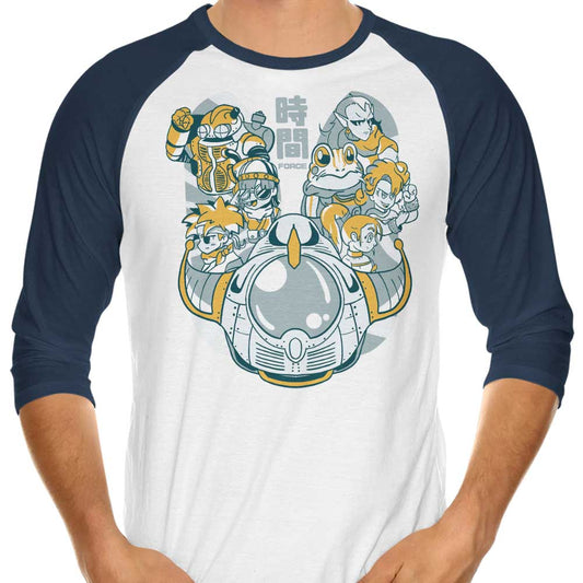 Time Force - 3/4 Sleeve Raglan T-Shirt