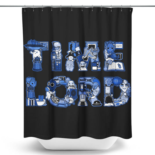 Time Lord - Shower Curtain