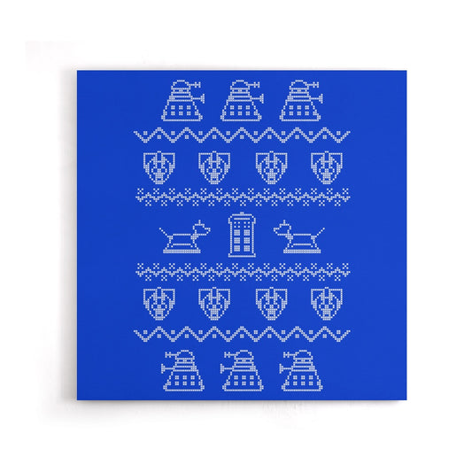 Timey Wimey Sweater - Canvas Print