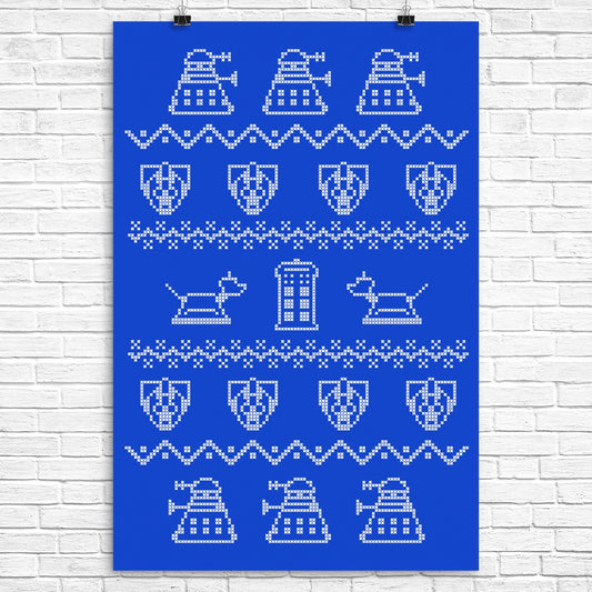 Timey Wimey Sweater - Poster