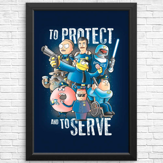 To Protect and Serve - Posters & Prints