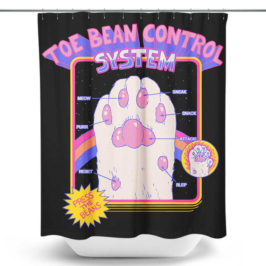Toe Bean Control System - Shower Curtain