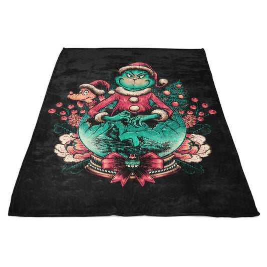Too Grumpy for Christmas - Fleece Blanket