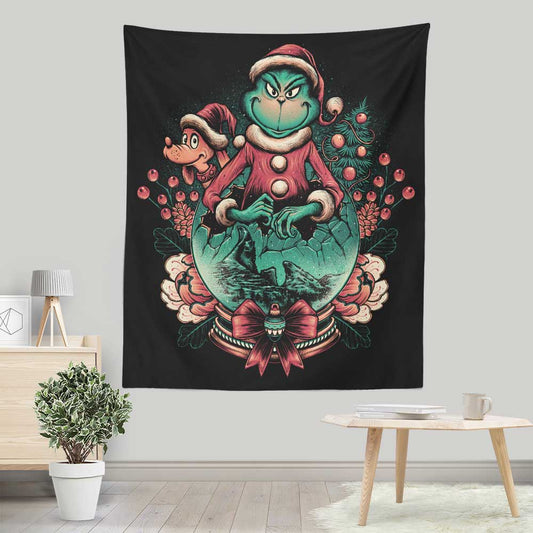 Too Grumpy for Christmas - Wall Tapestry