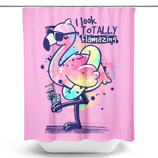 Totally Flamazing - Shower Curtain