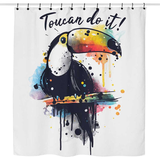 Toucan Do It - Shower Curtain