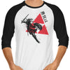 Traditional Triforce - 3/4 Sleeve Raglan T-Shirt
