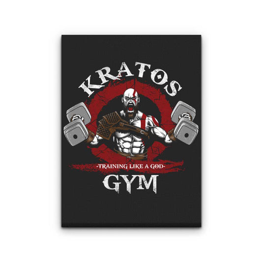 Training Like a God - Canvas Print