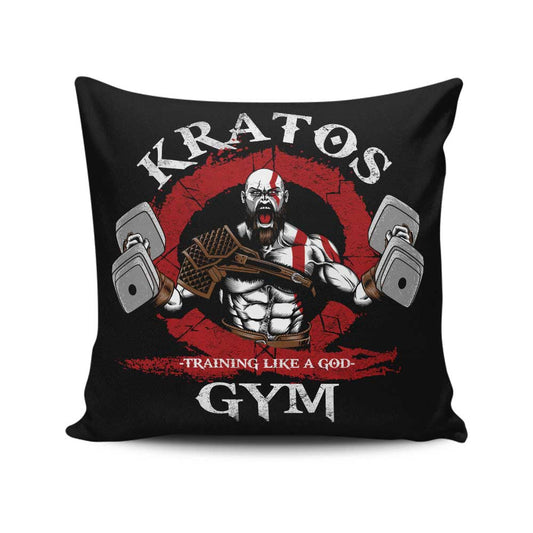 Training Like a God - Throw Pillow