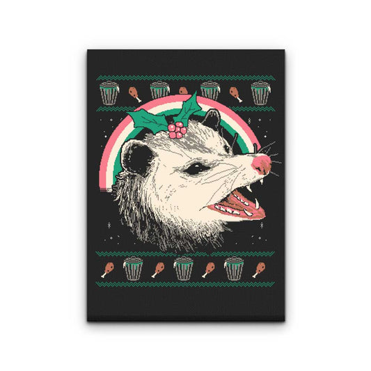 Trash the Halls - Canvas Print