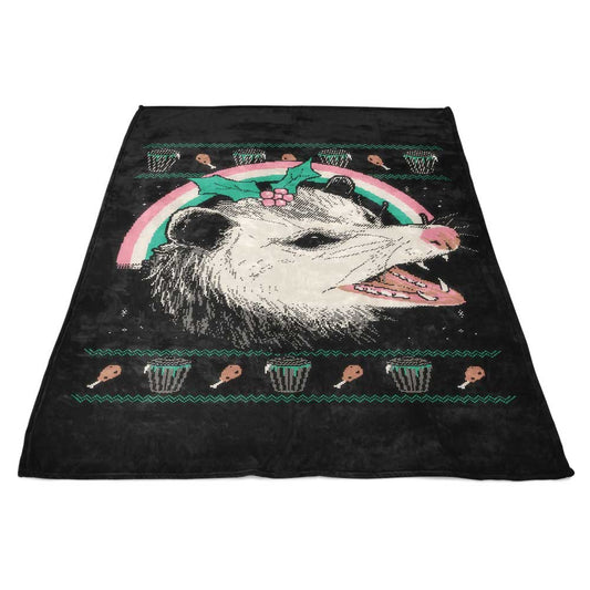 Trash the Halls - Fleece Blanket