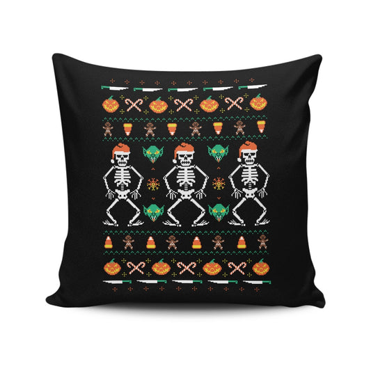 Trick or Christmas - Throw Pillow